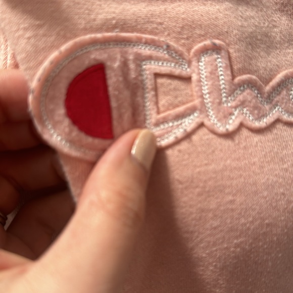 Woman’s Champion Brand Pink Hoodie - Picture 6 of 7